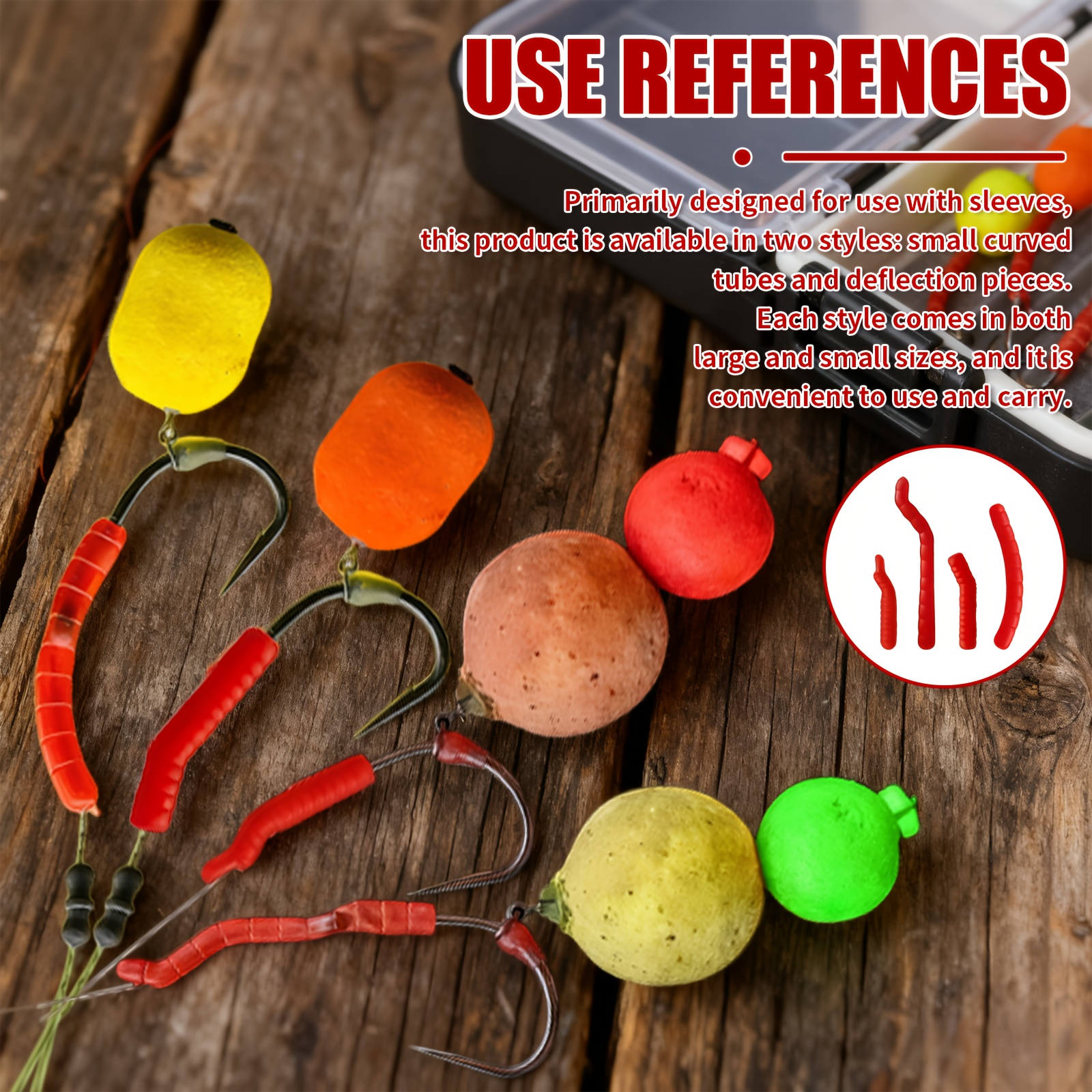 Red Artificial Bloodworm Hook  - Aglaonema Red บทวิจารณ์และราคา