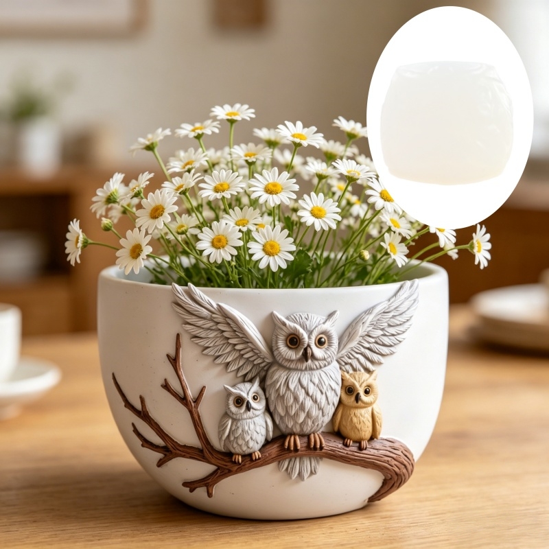 The owl standing on the branch - Echeveria Succulent บทวิจารณ์และราคา