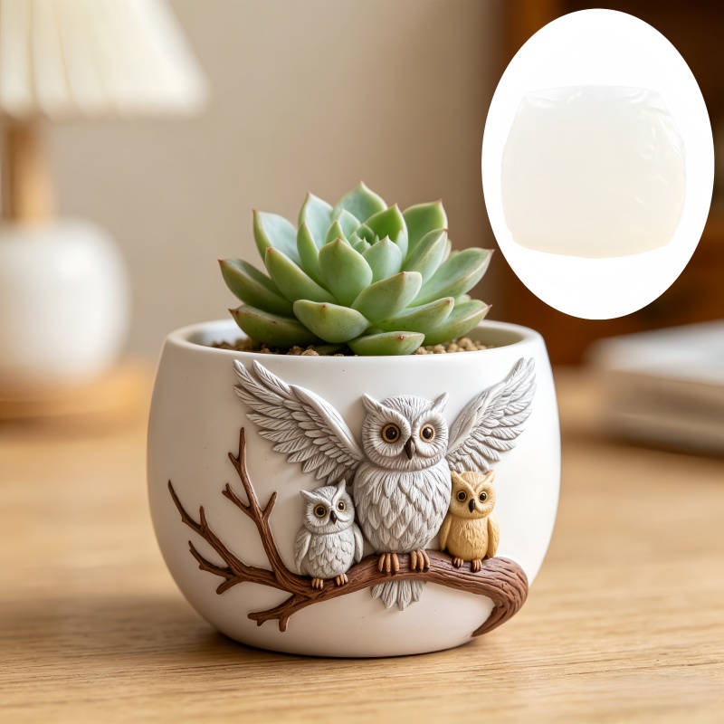 The owl standing on the branch - Echeveria Succulent บทวิจารณ์และราคา