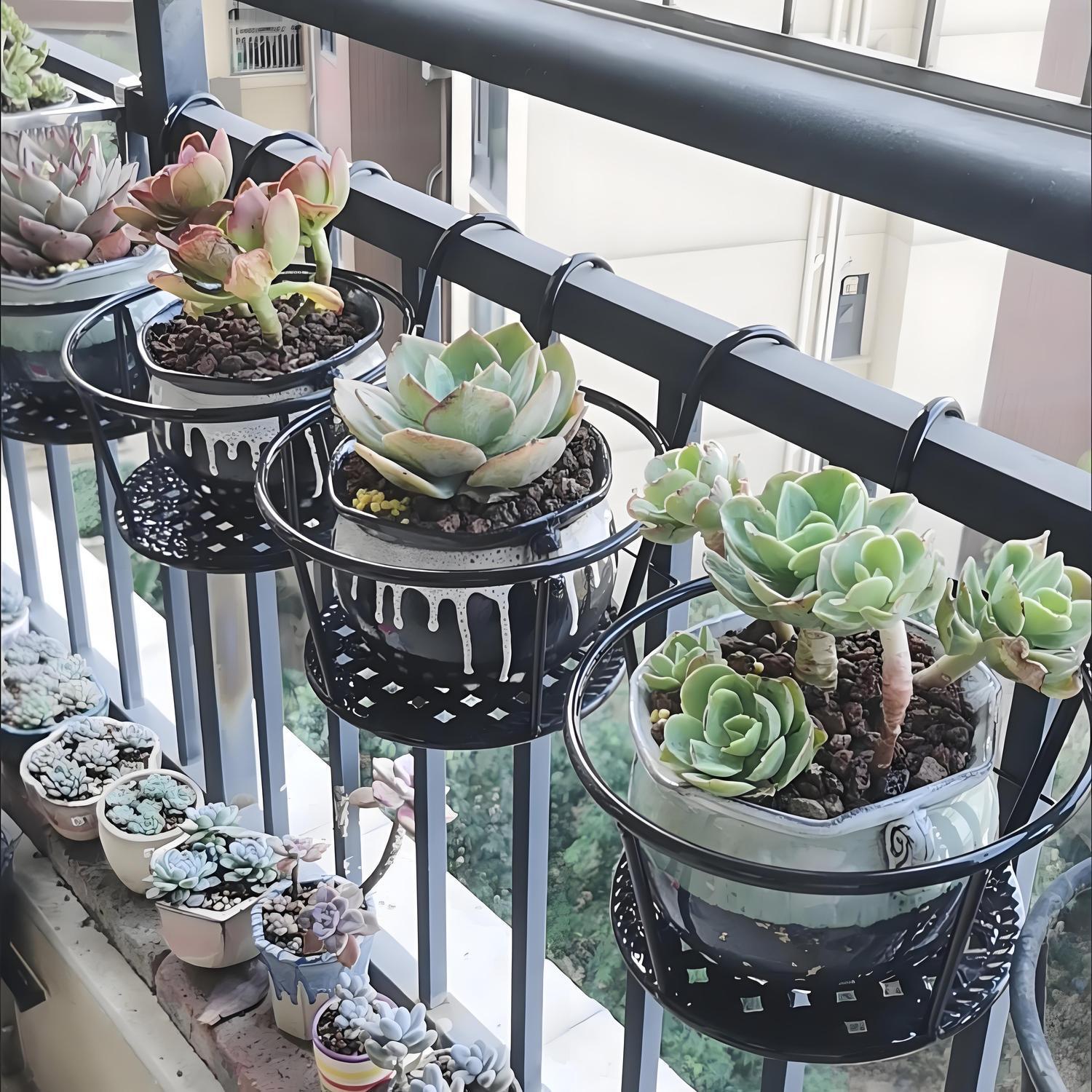 Wrought Iron Balcony Hanging F - Spider Plant Hanging บทวิจารณ์และราคา