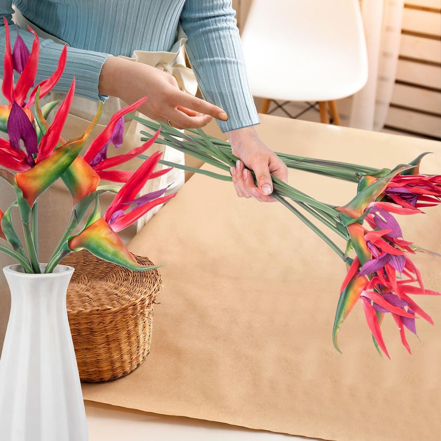 12 Pcs Bird of Paradise Artifi - Bird Paradise Strelitzia บทวิจารณ์และราคา
