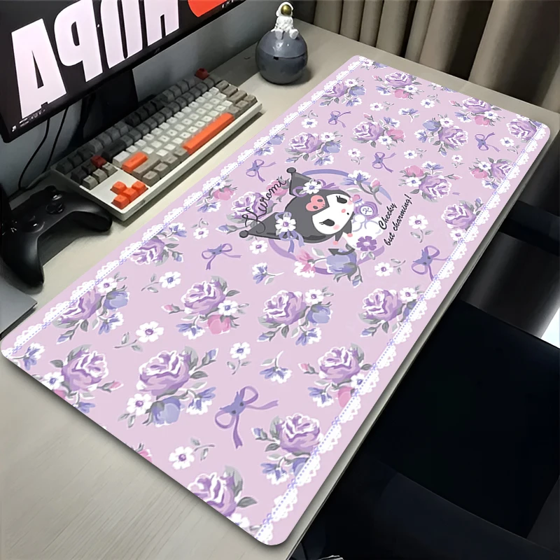 Office Computer Desk Mat Kurom - Tradescantia Purple บทวิจารณ์และราคา