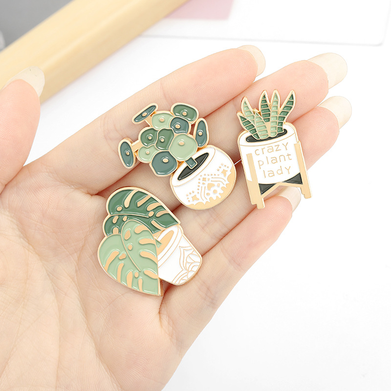 Potted Plant Brooch Monstera A - Aloe Vera Pot บทวิจารณ์และราคา
