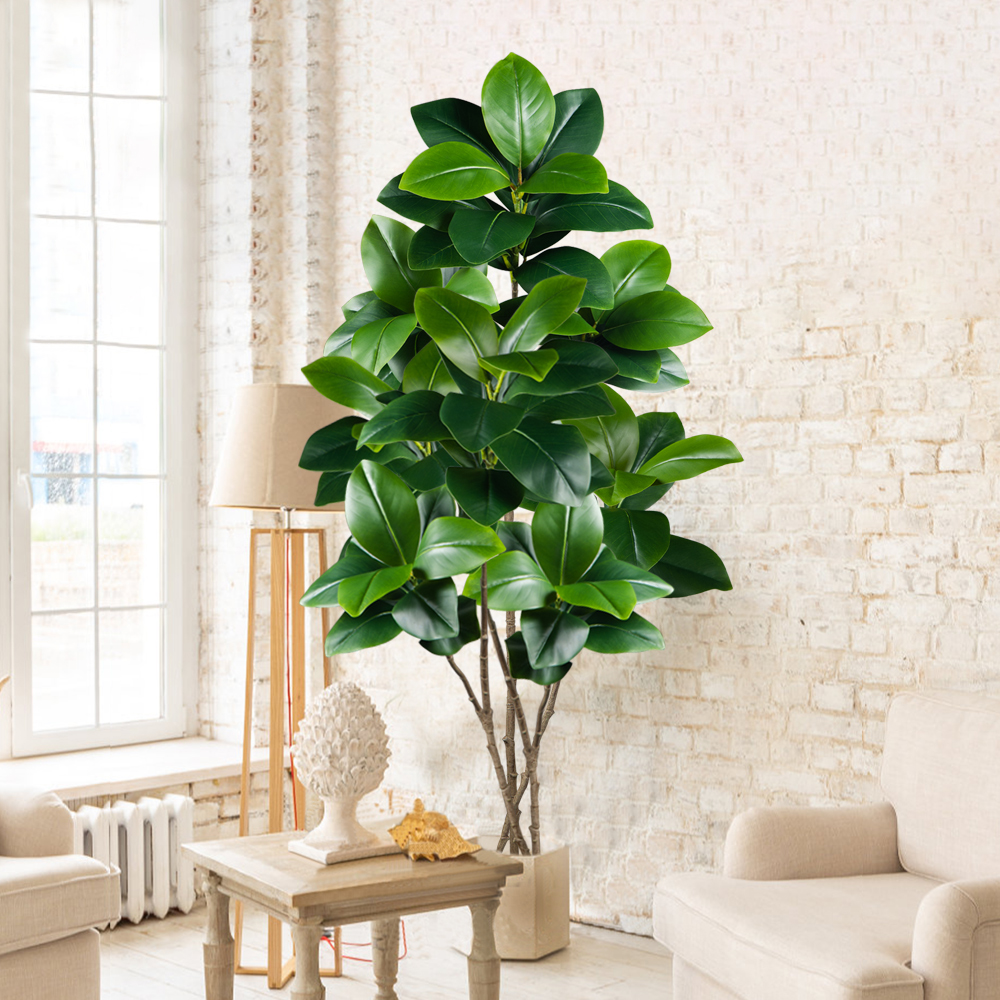 74-140cm Artificial Rubber Tre - Ficus Lyrata Tree บทวิจารณ์และราคา