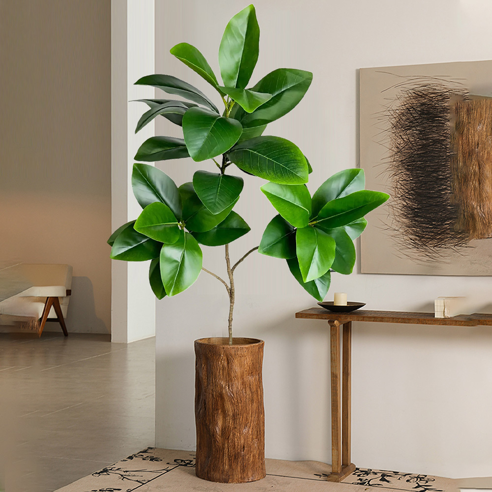 74-140cm Artificial Rubber Tre - Ficus Lyrata Tree บทวิจารณ์และราคา