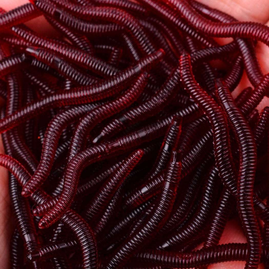 50pcs Lifelike Red Worm Soft L - Aglaonema Red บทวิจารณ์และราคา