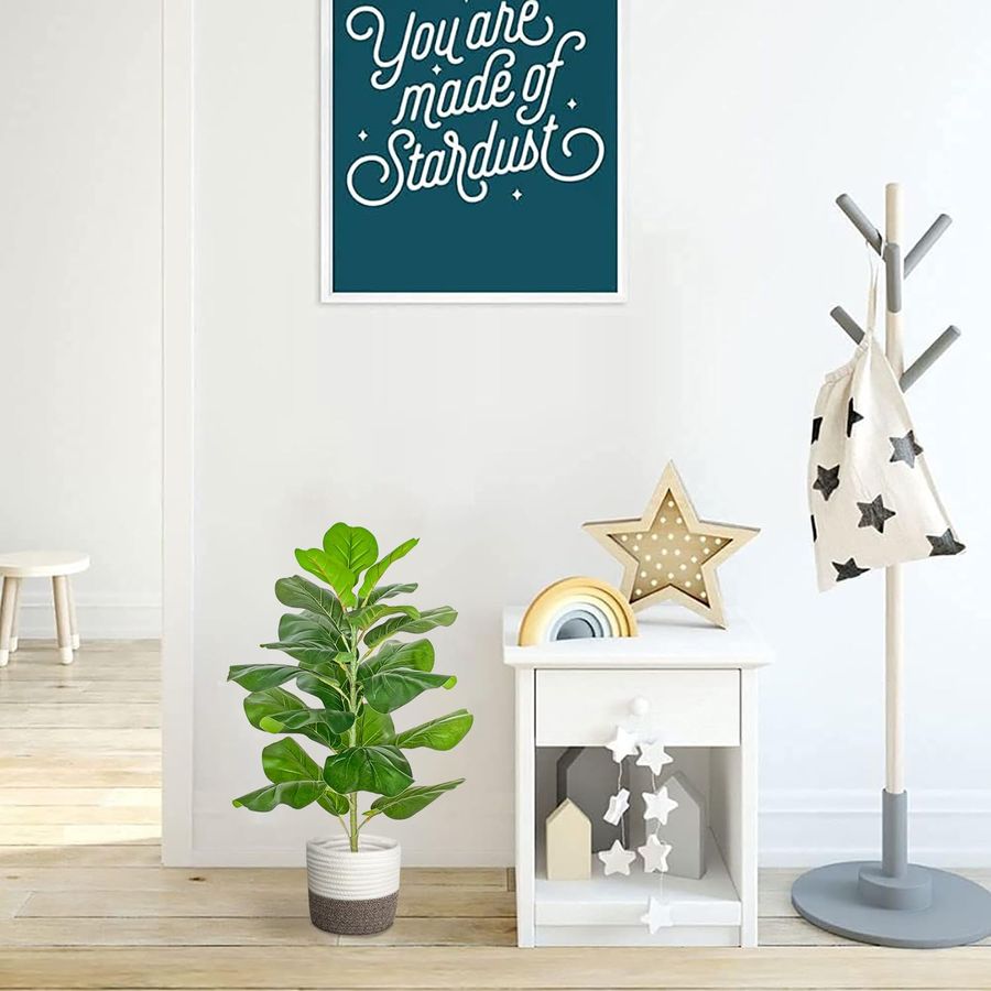 Artificial Fiddle Leaf Fig Tre - Ficus Lyrata Tree บทวิจารณ์และราคา
