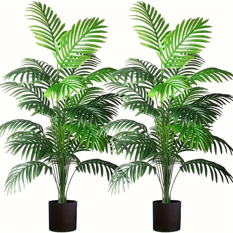 24 Leaves Areca Palm Artificia - Dracaena Marginata บทวิจารณ์และราคา