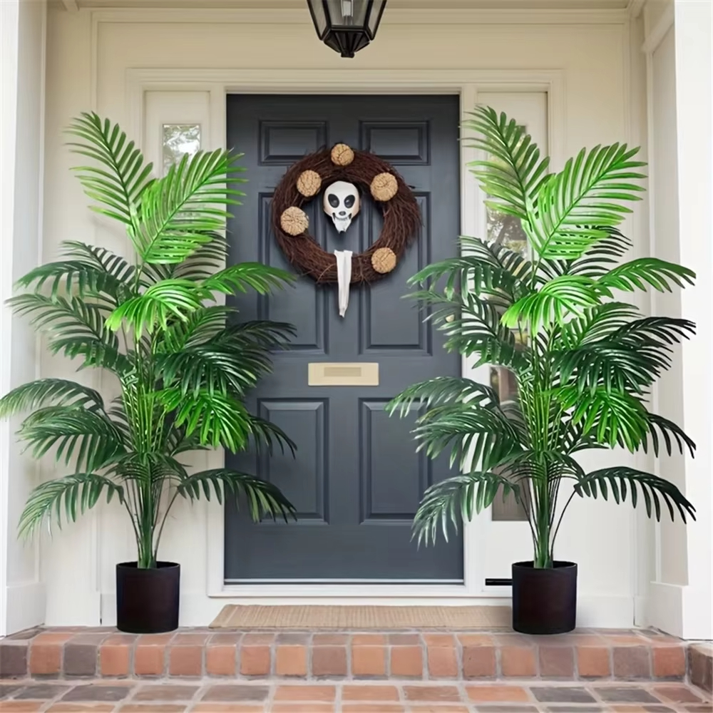 24 Leaves Areca Palm Artificia - Dracaena Marginata บทวิจารณ์และราคา
