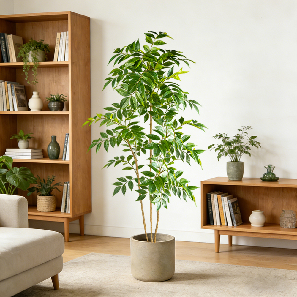 76-140cm Artificial Rubber Tre - Dracaena Marginata บทวิจารณ์และราคา