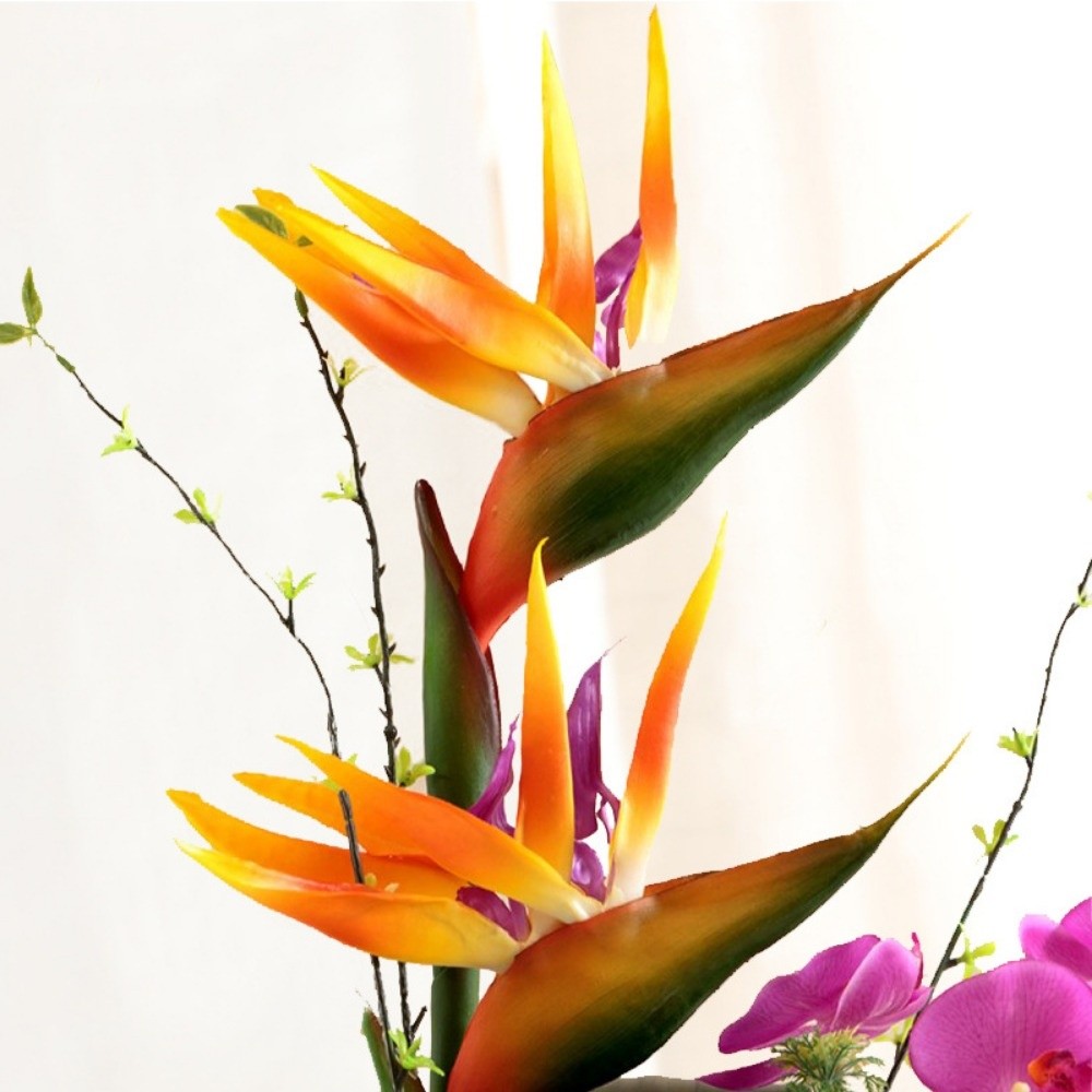 Long Stem Artificial Bird of P - Bird Paradise Strelitzia บทวิจารณ์และราคา