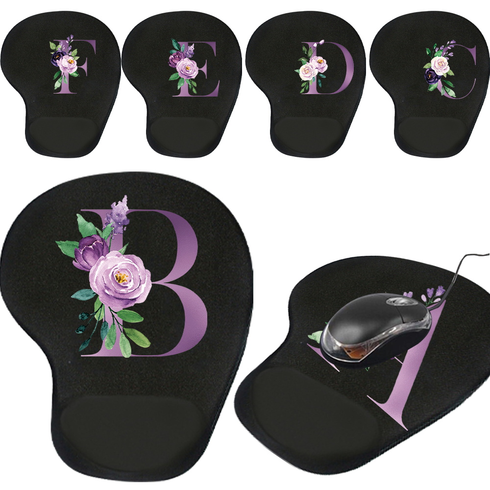 Wrist Guard Mouse Pad Office D - Tradescantia Purple บทวิจารณ์และราคา