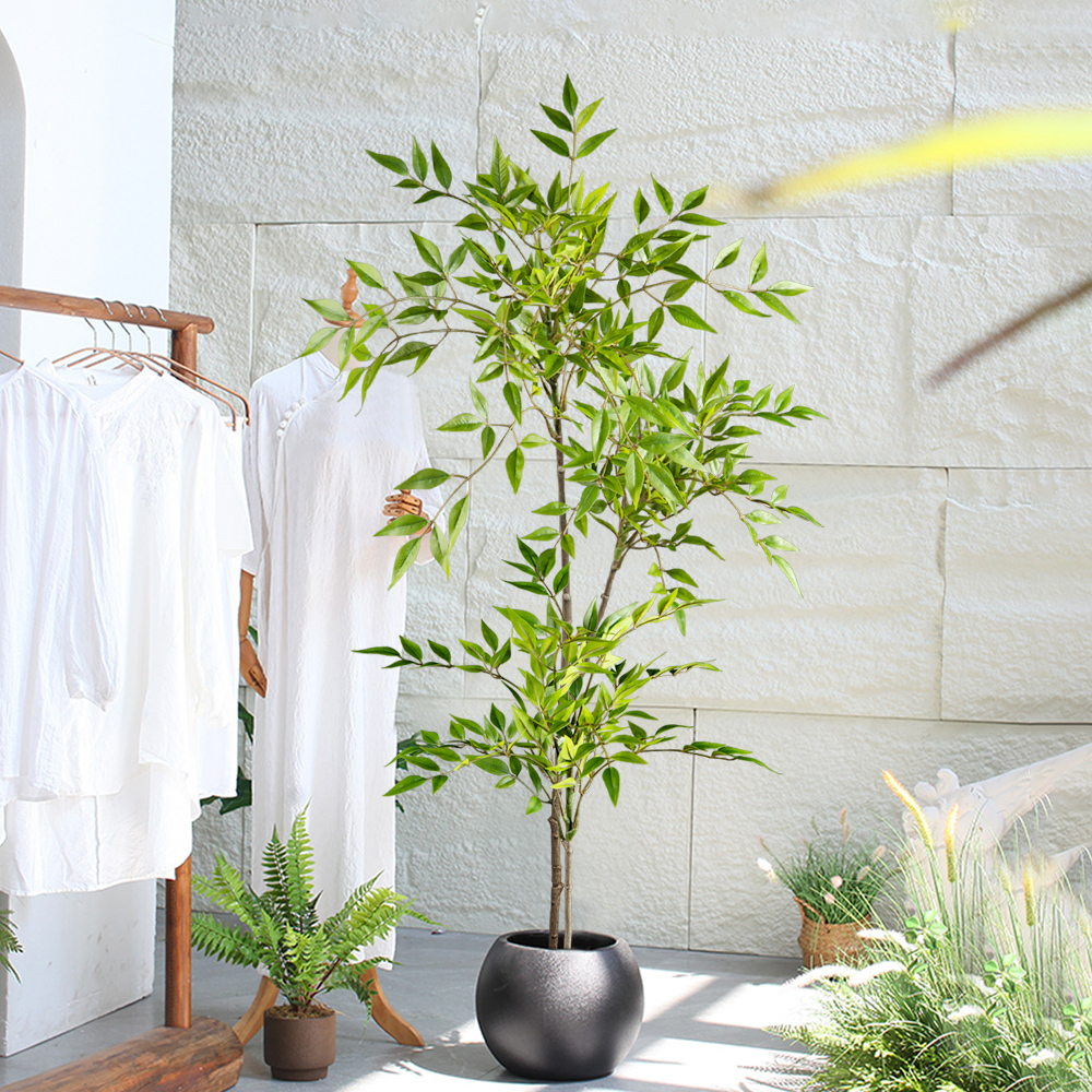 75-140cm Largen Fake Nandina T - Dracaena Marginata บทวิจารณ์และราคา