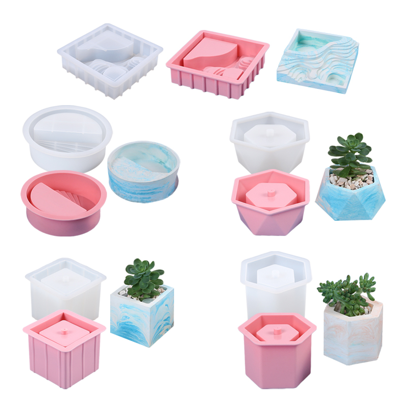 Succulent Flowerpot Silicone M - Echeveria Succulent บทวิจารณ์และราคา