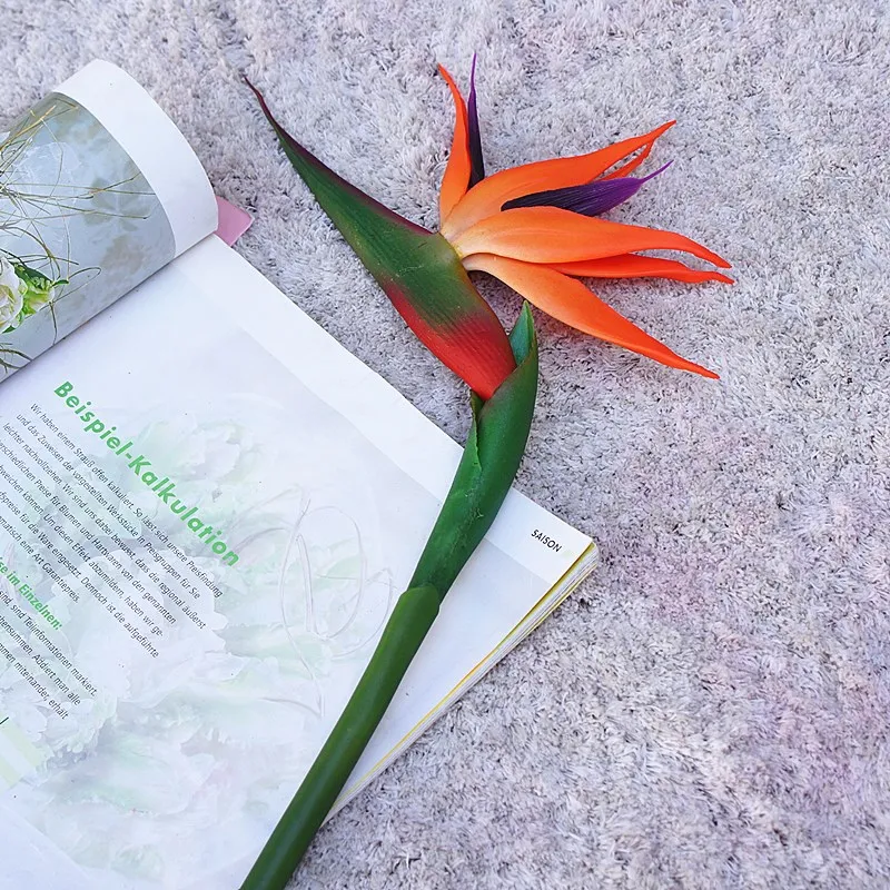 80CM artificial real touch flo - Bird Paradise Strelitzia บทวิจารณ์และราคา