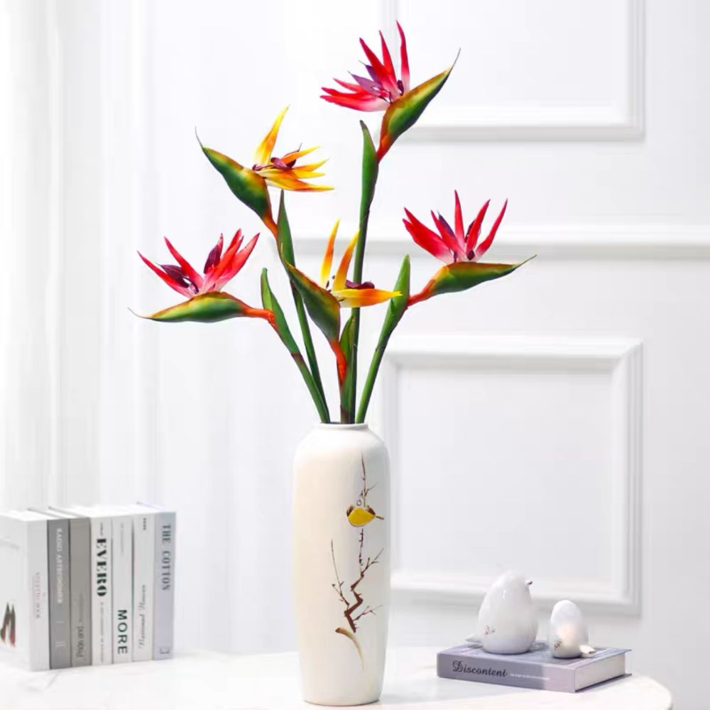 Long Stem Artificial Bird of P - Bird Paradise Strelitzia บทวิจารณ์และราคา