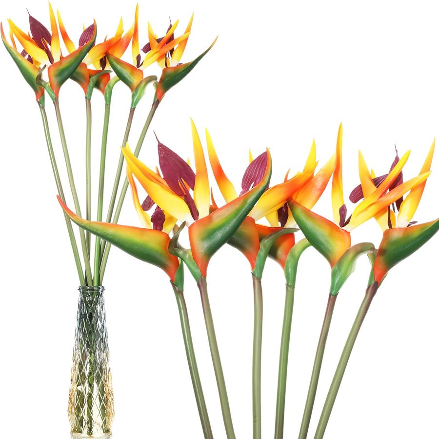 12 Pcs Bird of Paradise Artifi - Bird Paradise Strelitzia บทวิจารณ์และราคา