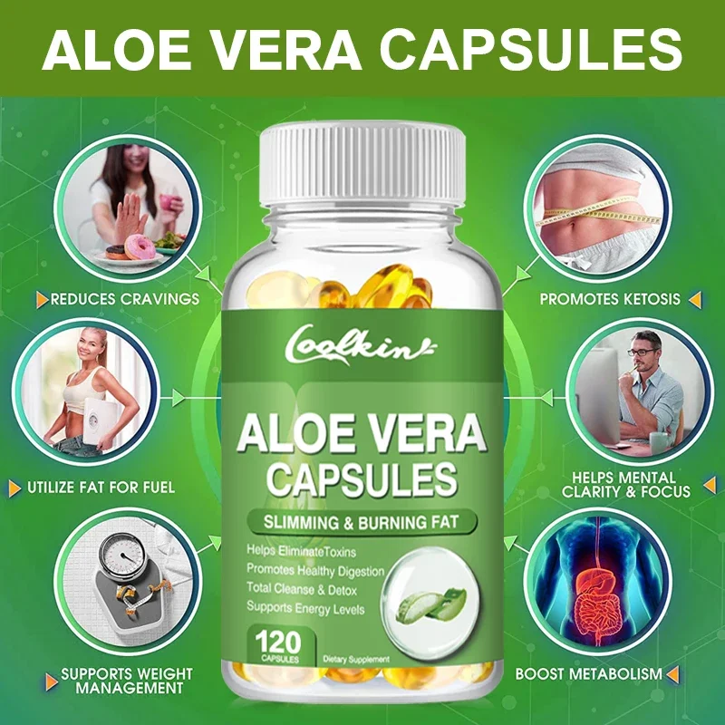 Aloe Vera Extract Capsules - R - Aloe Vera Pot บทวิจารณ์และราคา