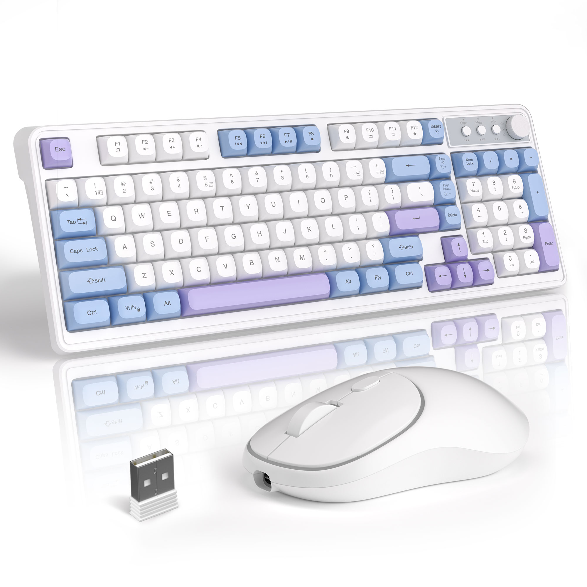 MageGee Wireless Gaming Keyboa - Tradescantia Purple บทวิจารณ์และราคา