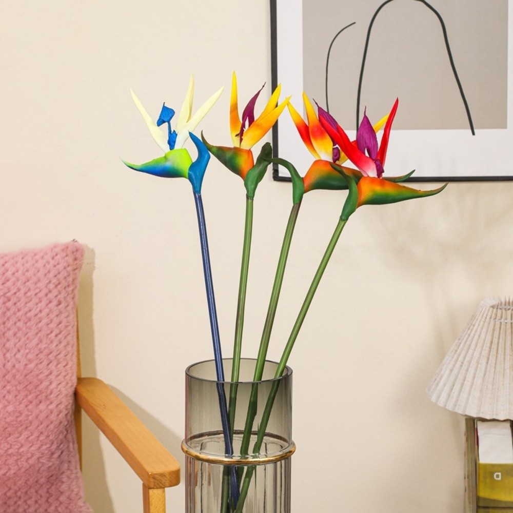 Long Stem Artificial Bird of P - Bird Paradise Strelitzia บทวิจารณ์และราคา