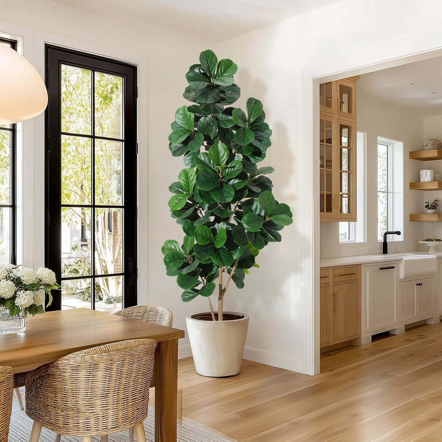 4FT/5FT/6FT/7FT Fiddle Leaf Fi - Ficus Lyrata Tree บทวิจารณ์และราคา