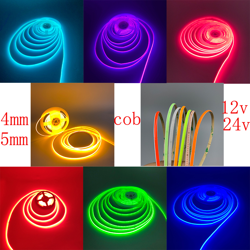 3mm 4mm 5mm Thin Slim COB Led  - Aglaonema Red บทวิจารณ์และราคา