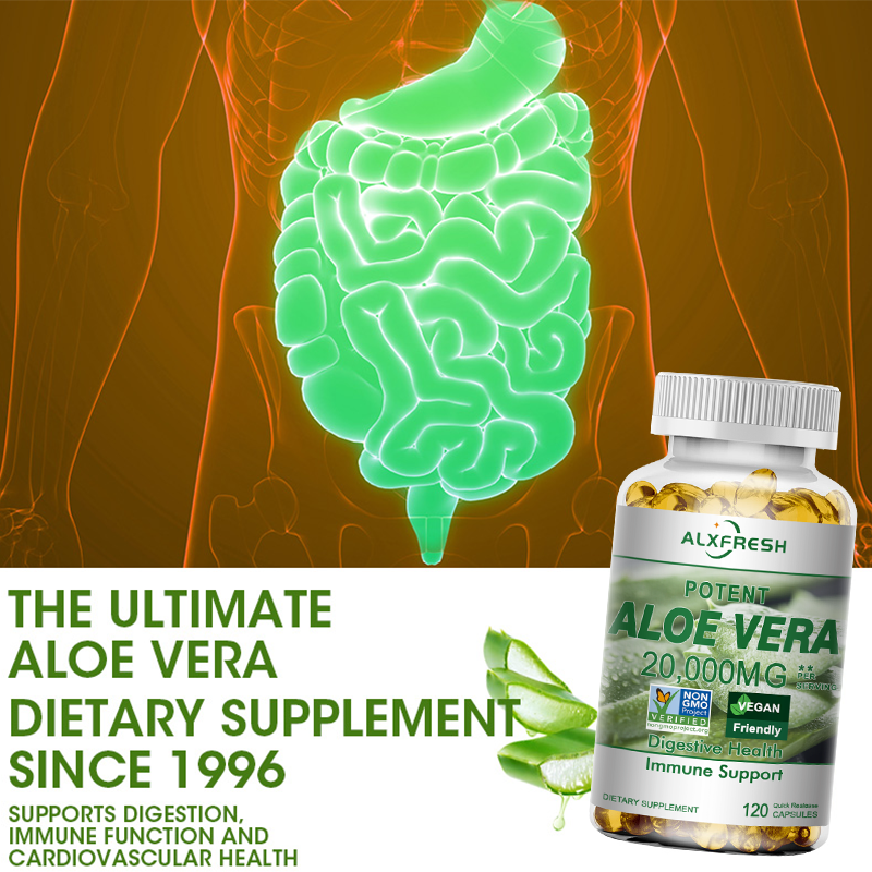 Aloe Vera Capsules Improve Dig - Aloe Vera Pot บทวิจารณ์และราคา
