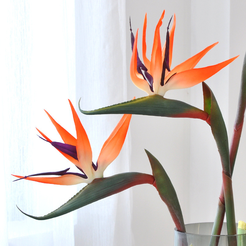 3pcs Artificial Bird Of Paradi - Bird Paradise Strelitzia บทวิจารณ์และราคา