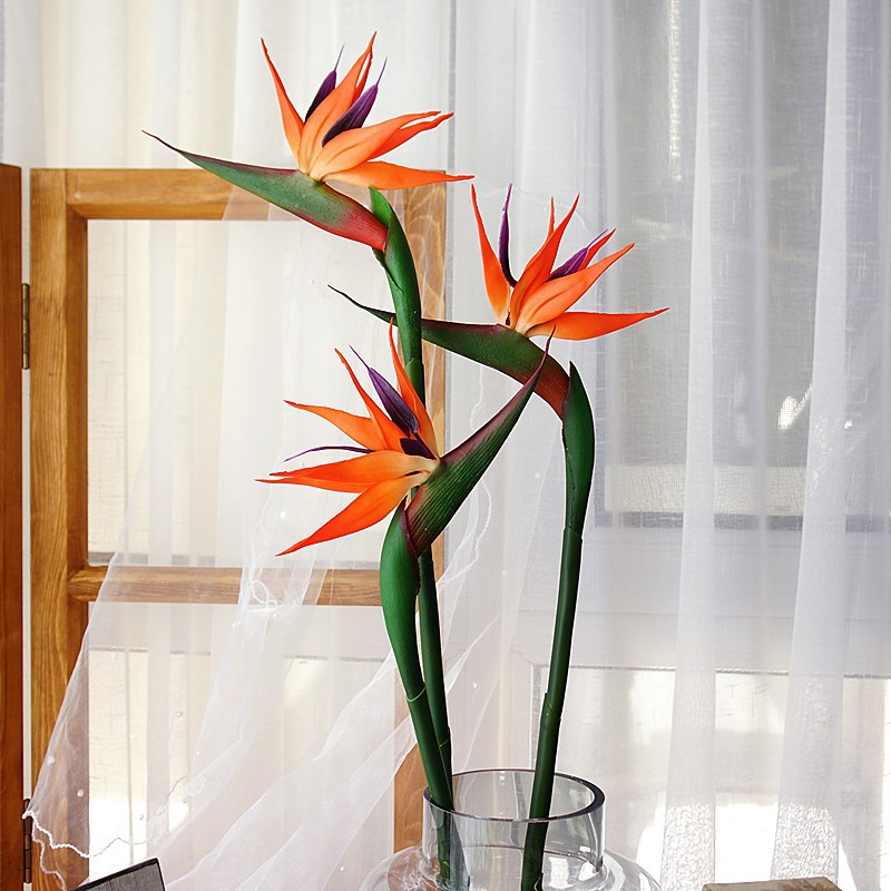 3pcs Artificial Bird Of Paradi - Bird Paradise Strelitzia บทวิจารณ์และราคา